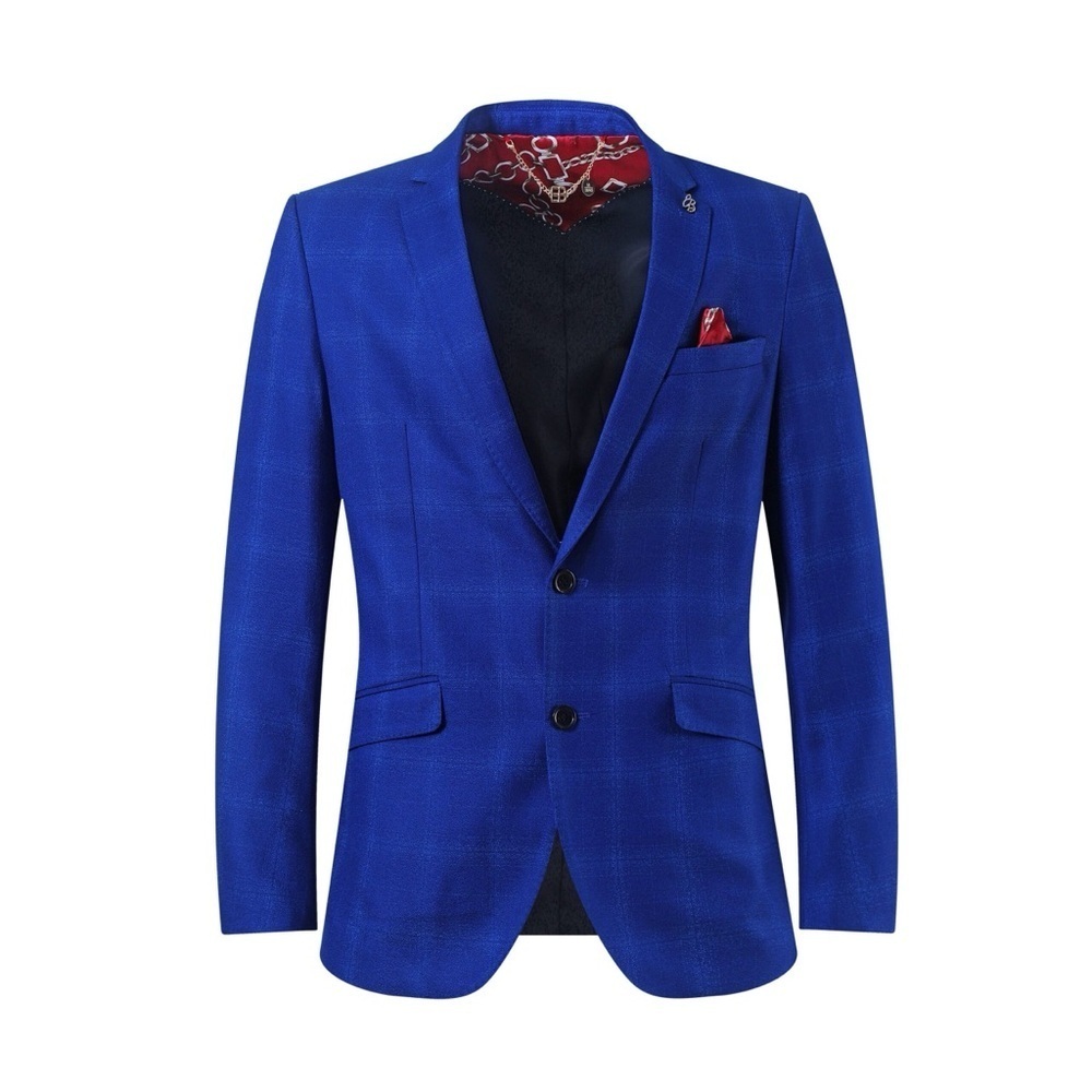 Classic with a Twist: Elie Balleh Unisex Plaid Blazer
Milano Italy